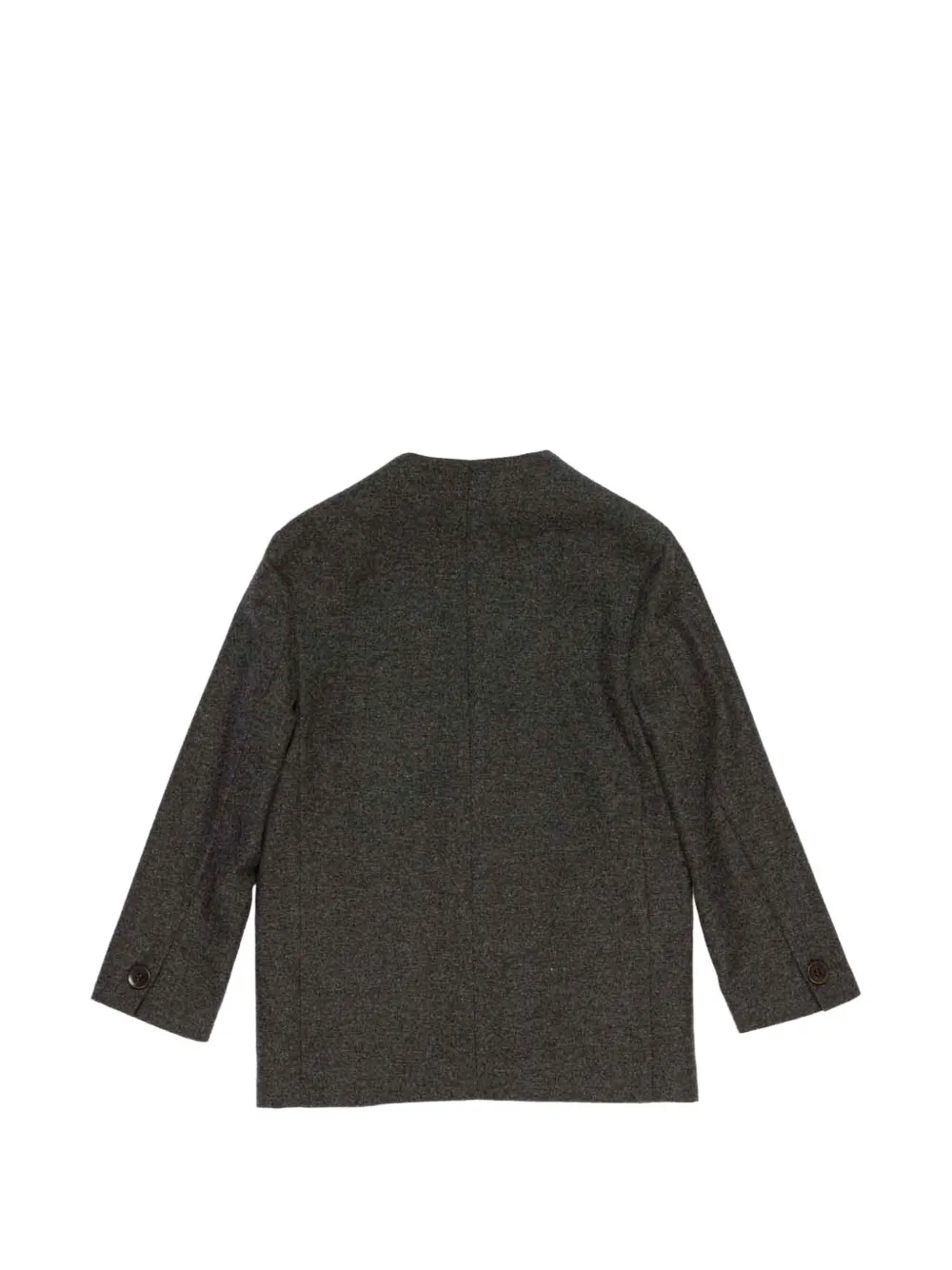 Paolo Pecora Kids V-neck single-breasted jacket Bruin