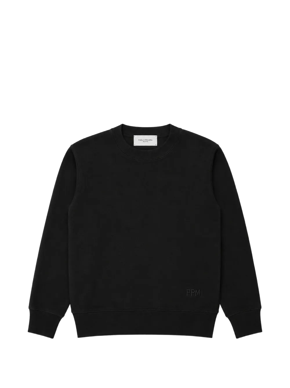 Paolo Pecora Kids sweat à logo brodé - Noir Paolo Pecora Kids sweat à logo brodé - Noir