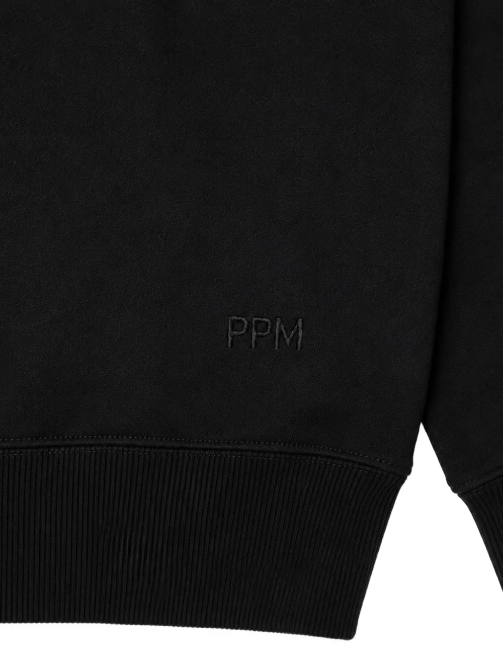 Paolo Pecora Kids logo-embroidered sweatshirt Zwart