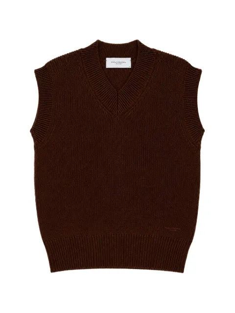 Paolo Pecora Kids V-neck knitted vest