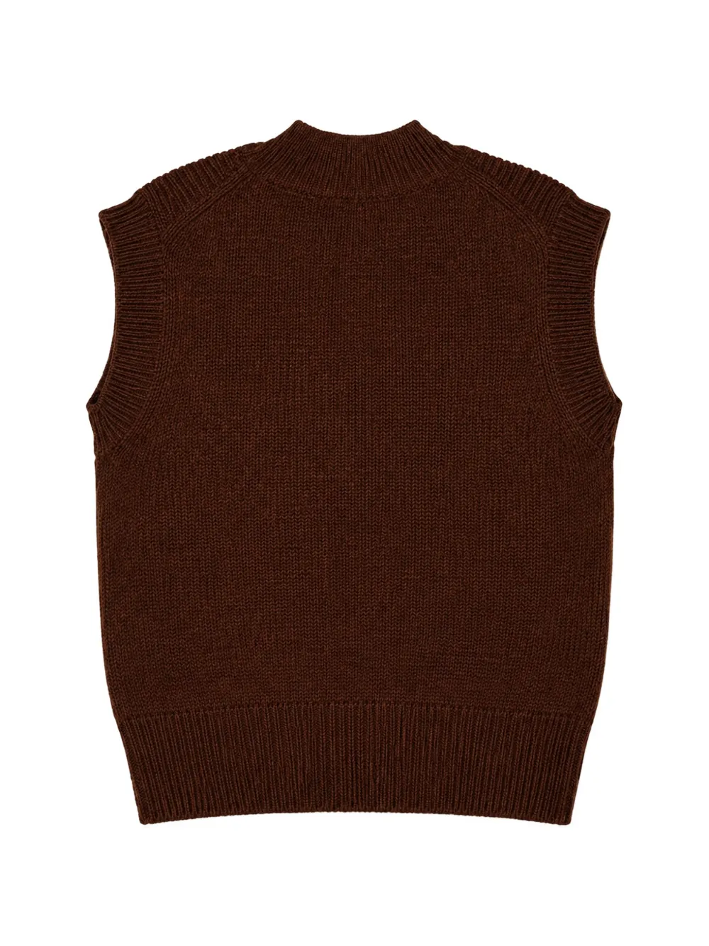 Paolo Pecora Kids V-neck knitted vest Rood