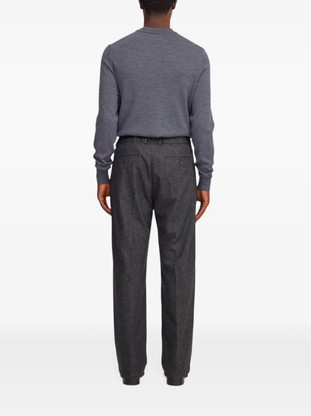 NN07 Kay herringbone trousers Grijs