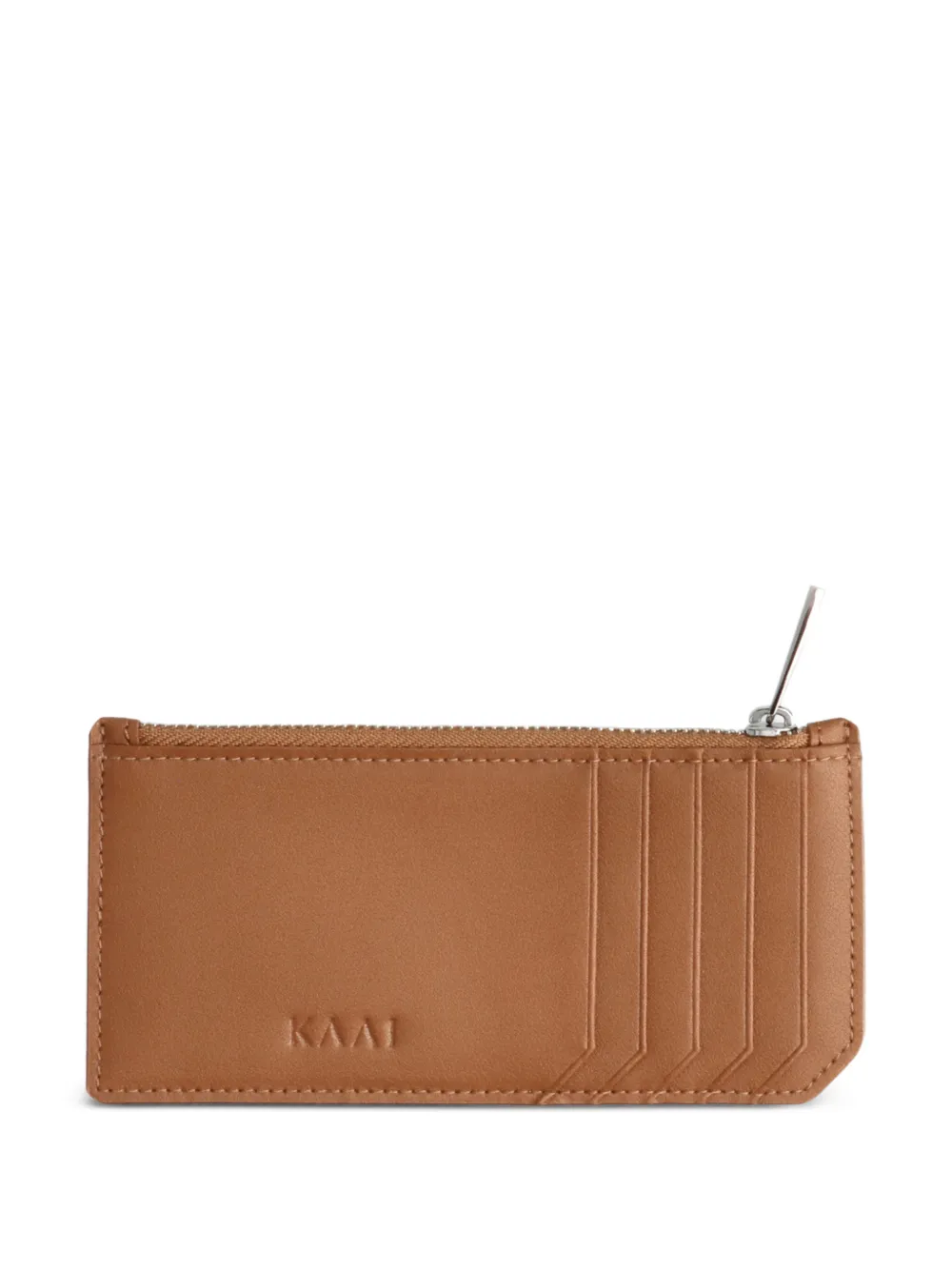 KAAI logo-debossed leather cardholder