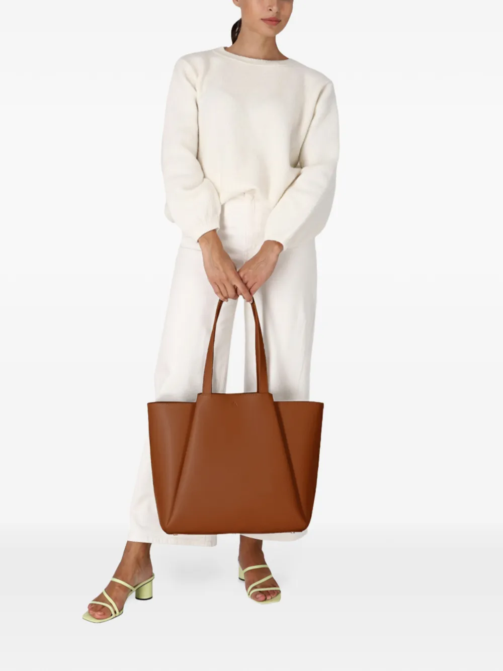 KAAI large Pyramid leather tote bag