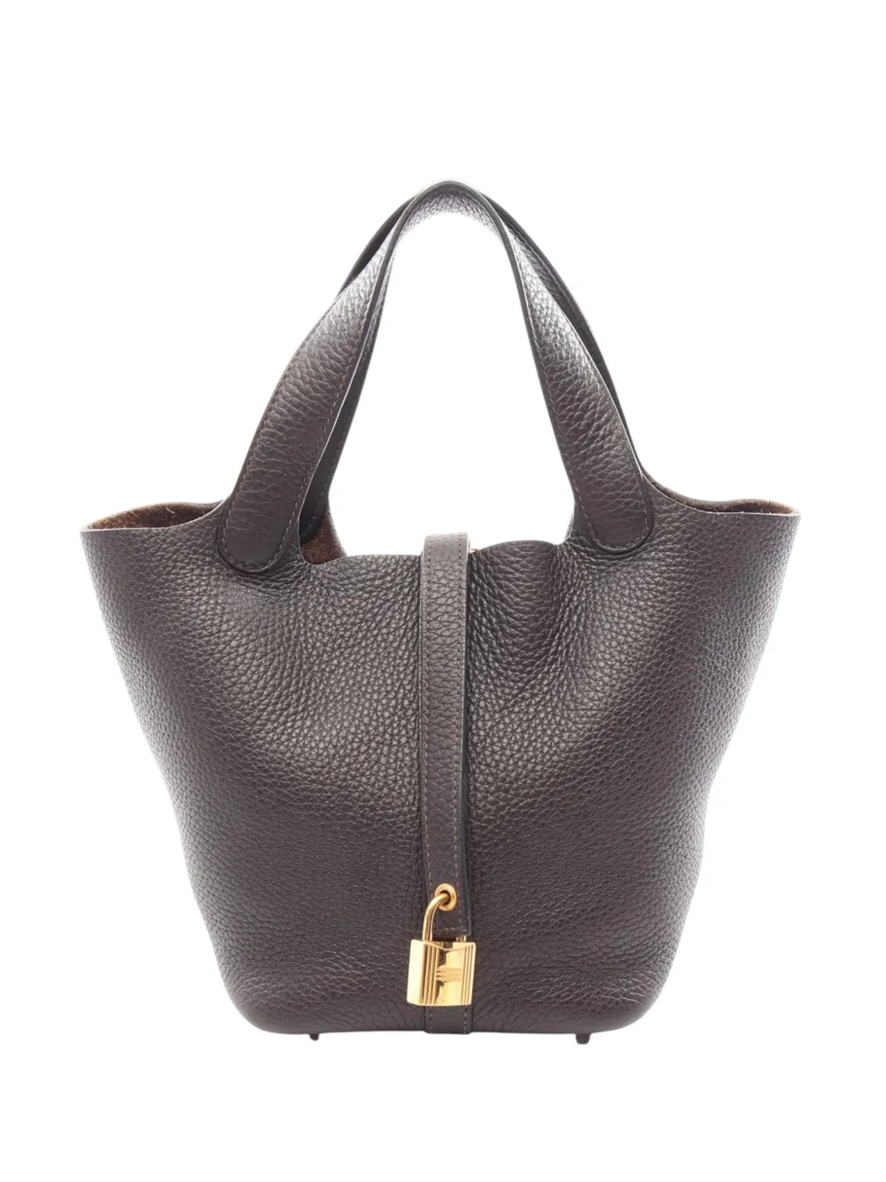 Hermès Pre-Owned 2021 Clemence Picotin Lock 18 handbag - Braun
