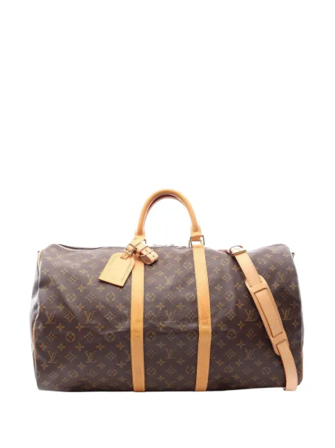 Louis Vuitton Pre-Owned 2001 Monogram Keepall Bandouliere 55 travel bag