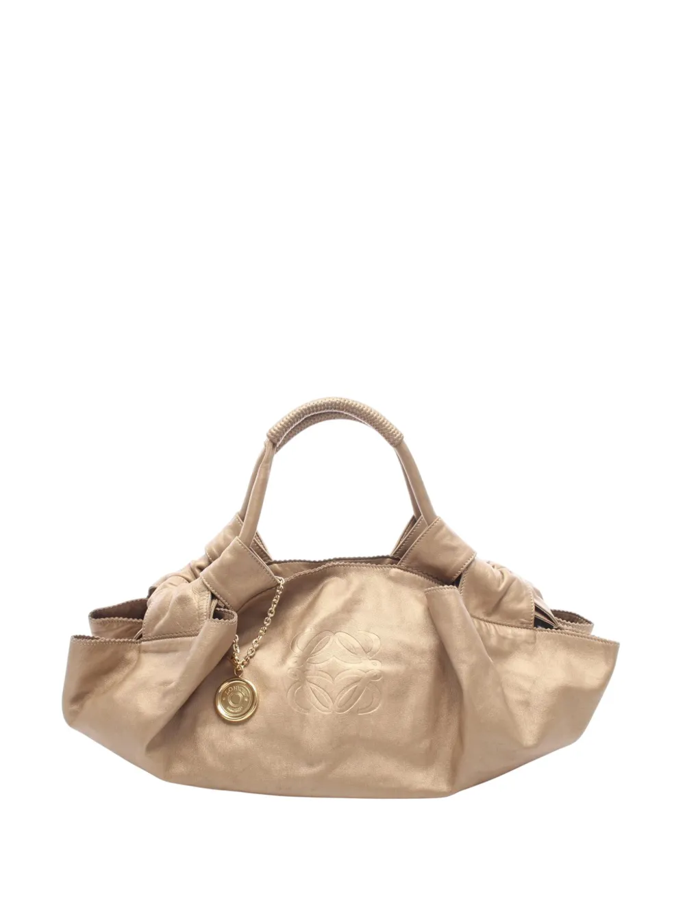 Loewe Pre-Owned 2000-2010 Metallic Nappa Aire hobo bag - Gold
