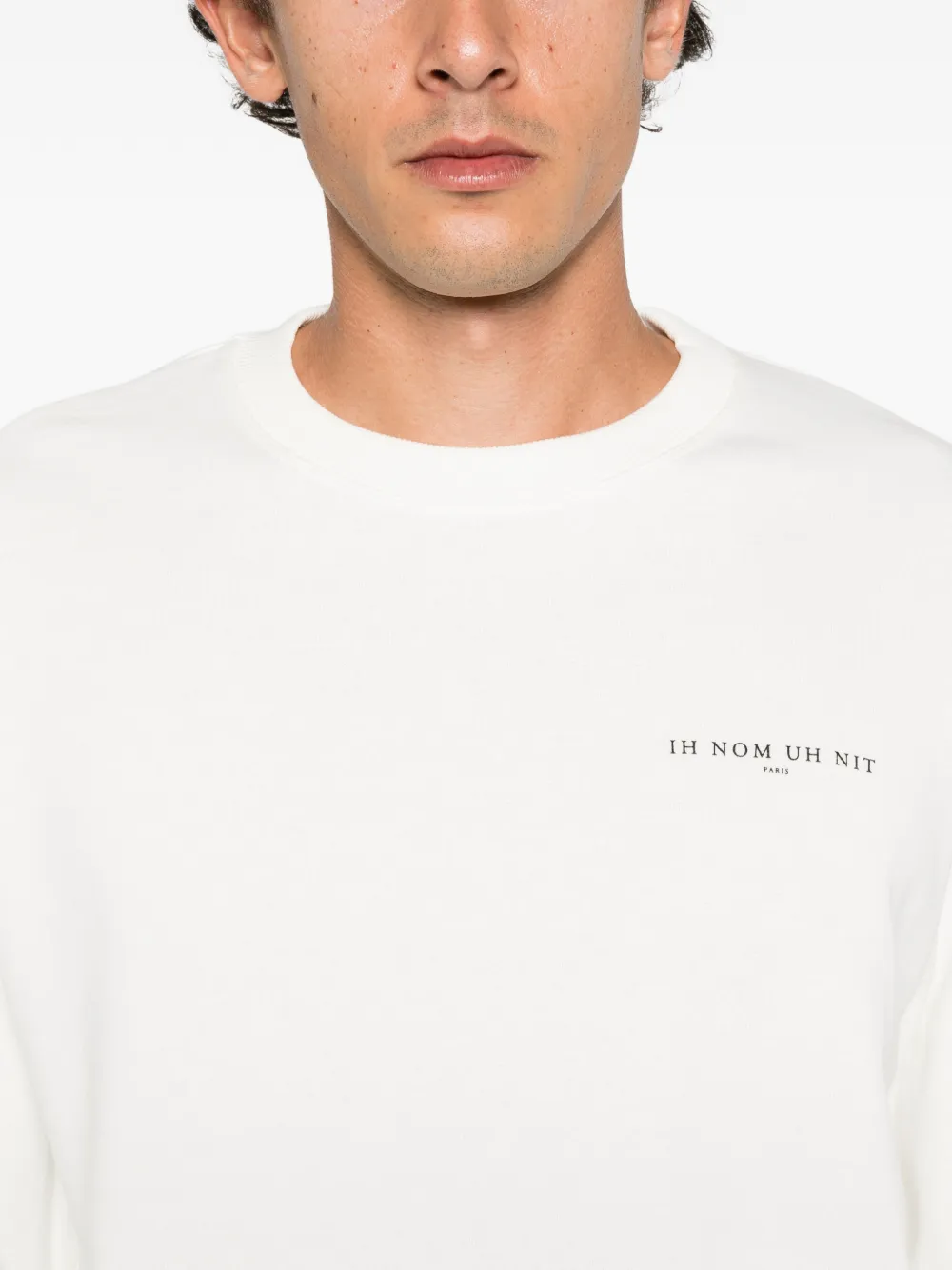 Ih Nom Uh Nit logo-print sweater Wit