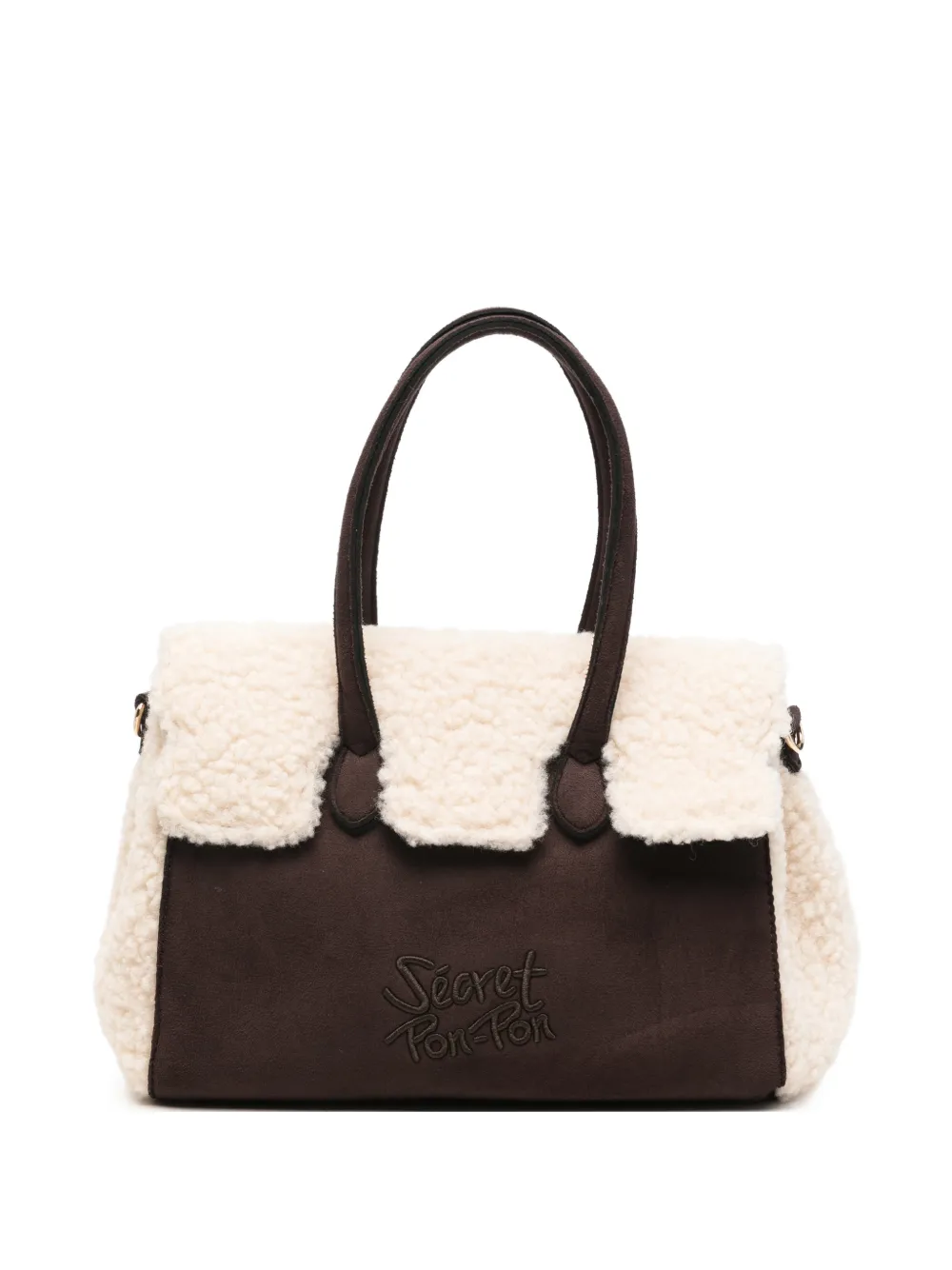 Secret Pon Pon Eleanor shoulder bag - Marrone