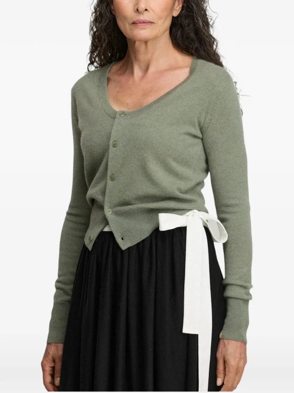 extreme cashmere Dorothea cashmere cardigan Groen