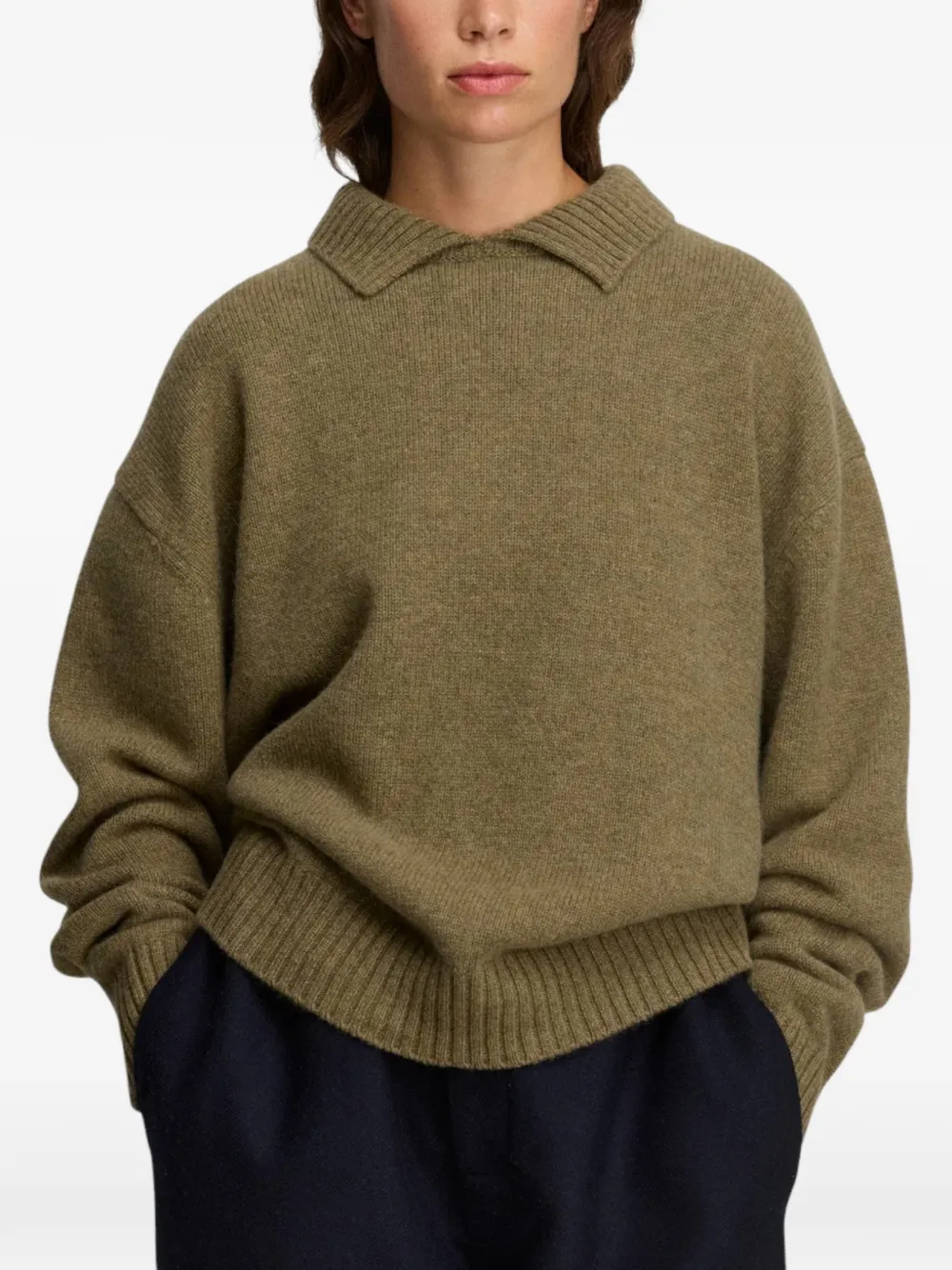extreme cashmere Jan cashmere sweater - Green