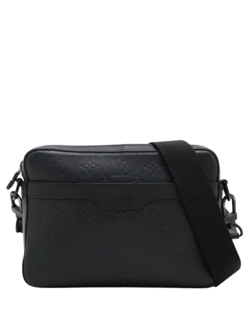 Louis Vuitton Pre-Owned 2021-2026 Monogram Shadow Trio Messenger crossbody bag