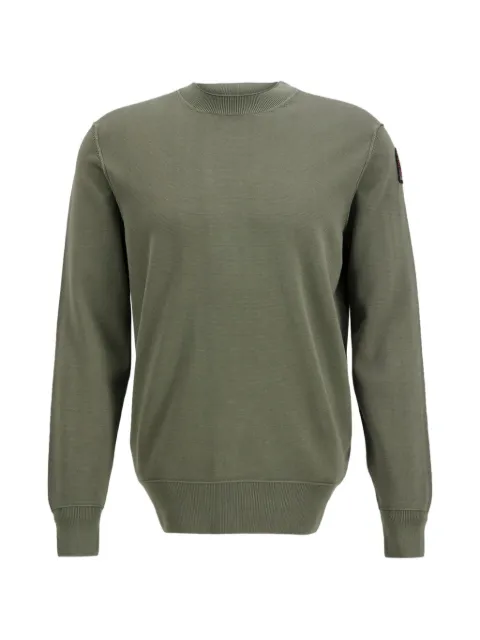 Parajumpers logo-patch crew-neck sweater