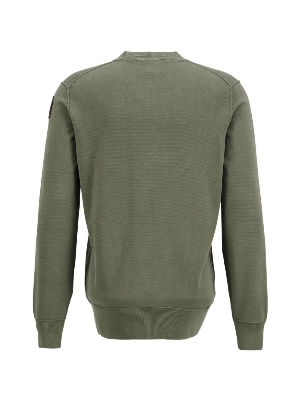 Parajumpers logo-patch crew-neck sweater Groen