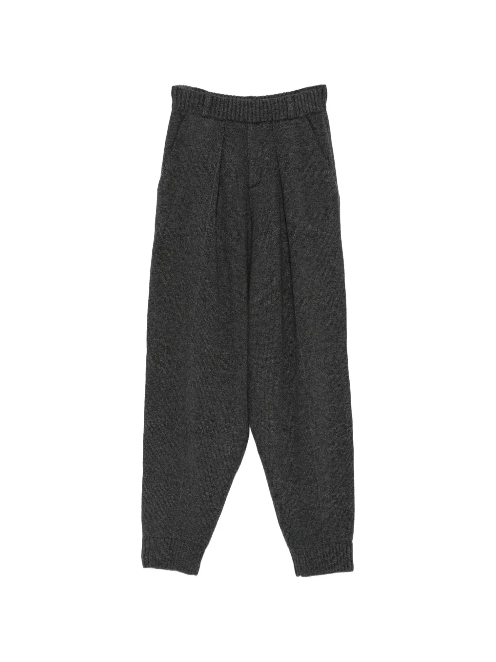 Coperni pleated knitted trousers Grijs