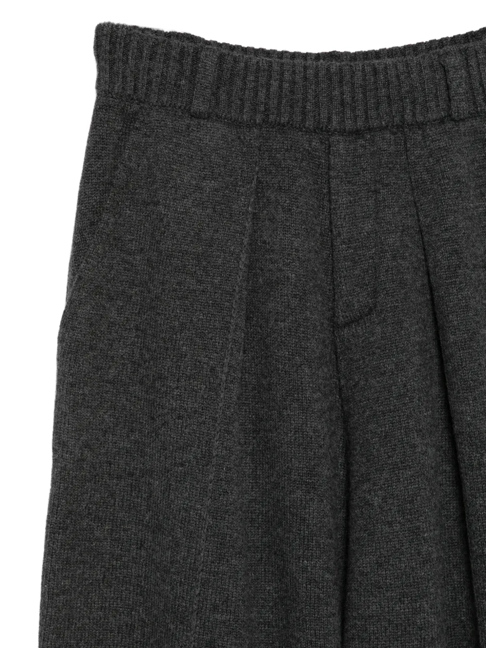 Coperni pleated knitted trousers Grijs