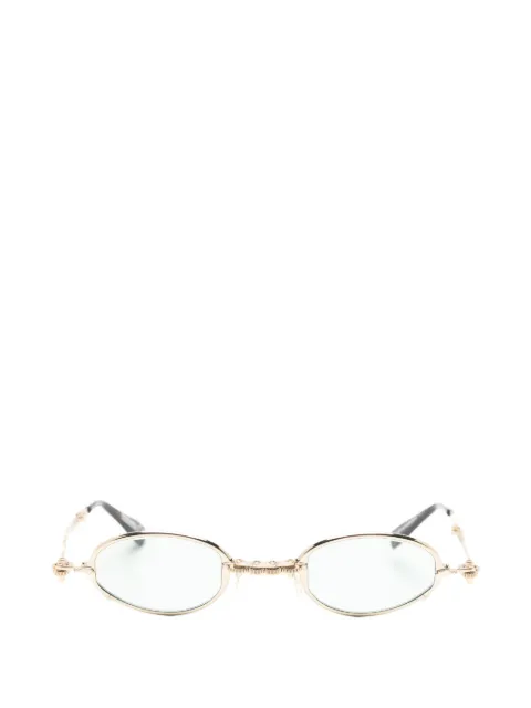 Kuboraum oval-frame sunglasses
