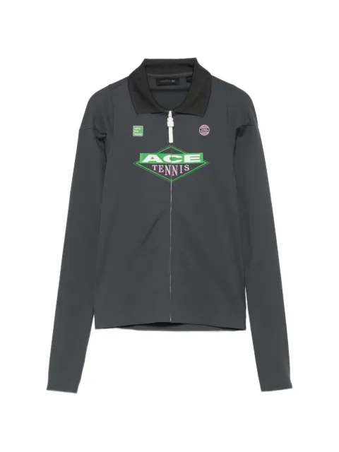 Lacoste graphic-print long-sleeve T-shirt