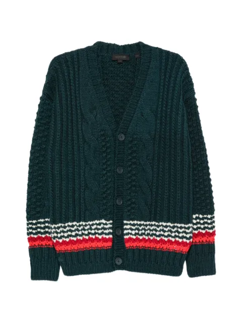 Lacoste cable-knit oversized cardigan