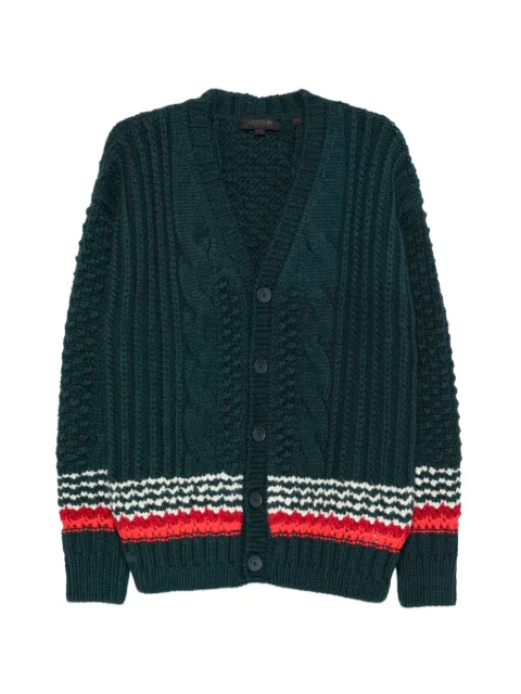 Lacoste cable-knit oversized cardigan