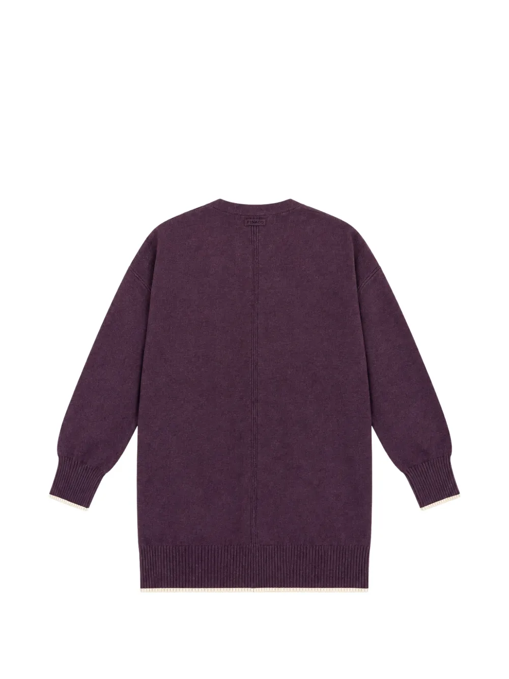 PINKO V-neck button-up cardigan Paars