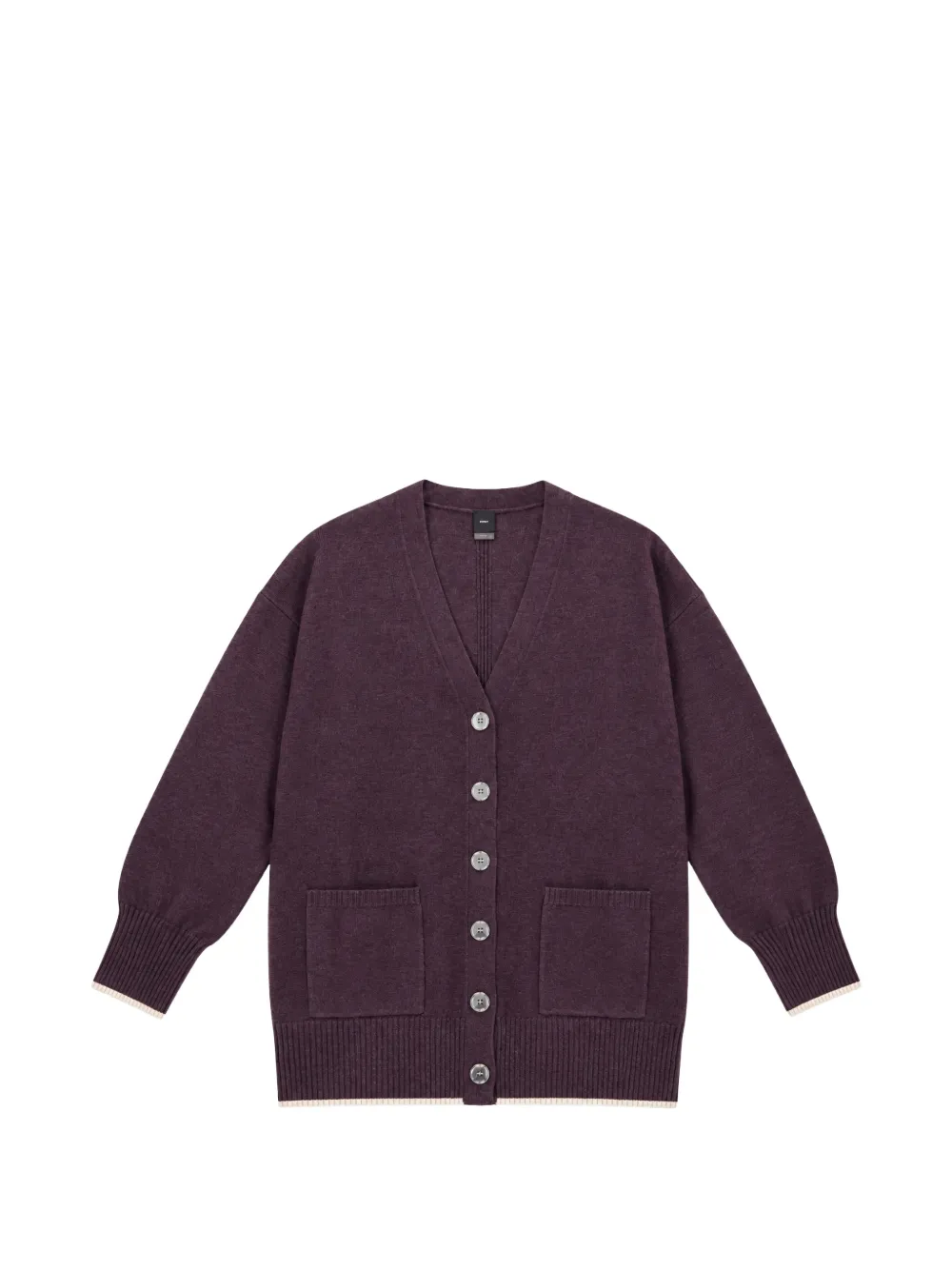 PINKO V-neck button-up cardigan - Purple