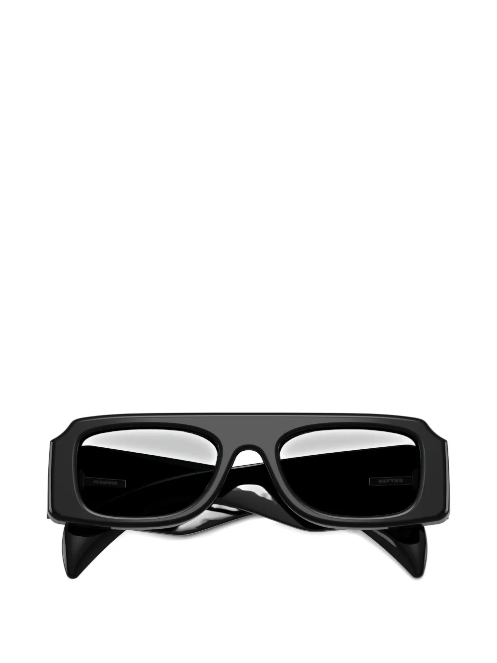 Oliver Peoples Edition 4 rectangle-frame sunglasses Zwart