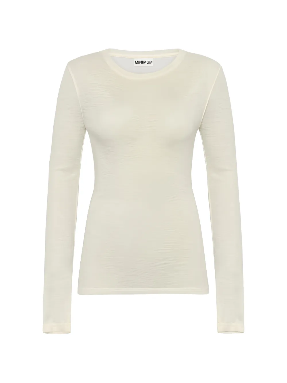 Minimum Natasha Crew-neck T-shirt In White