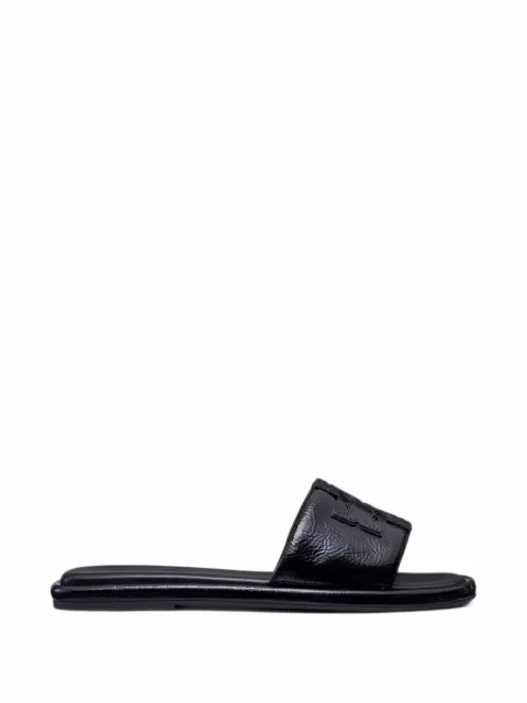 Tory Burch Double T patent-leather sandals