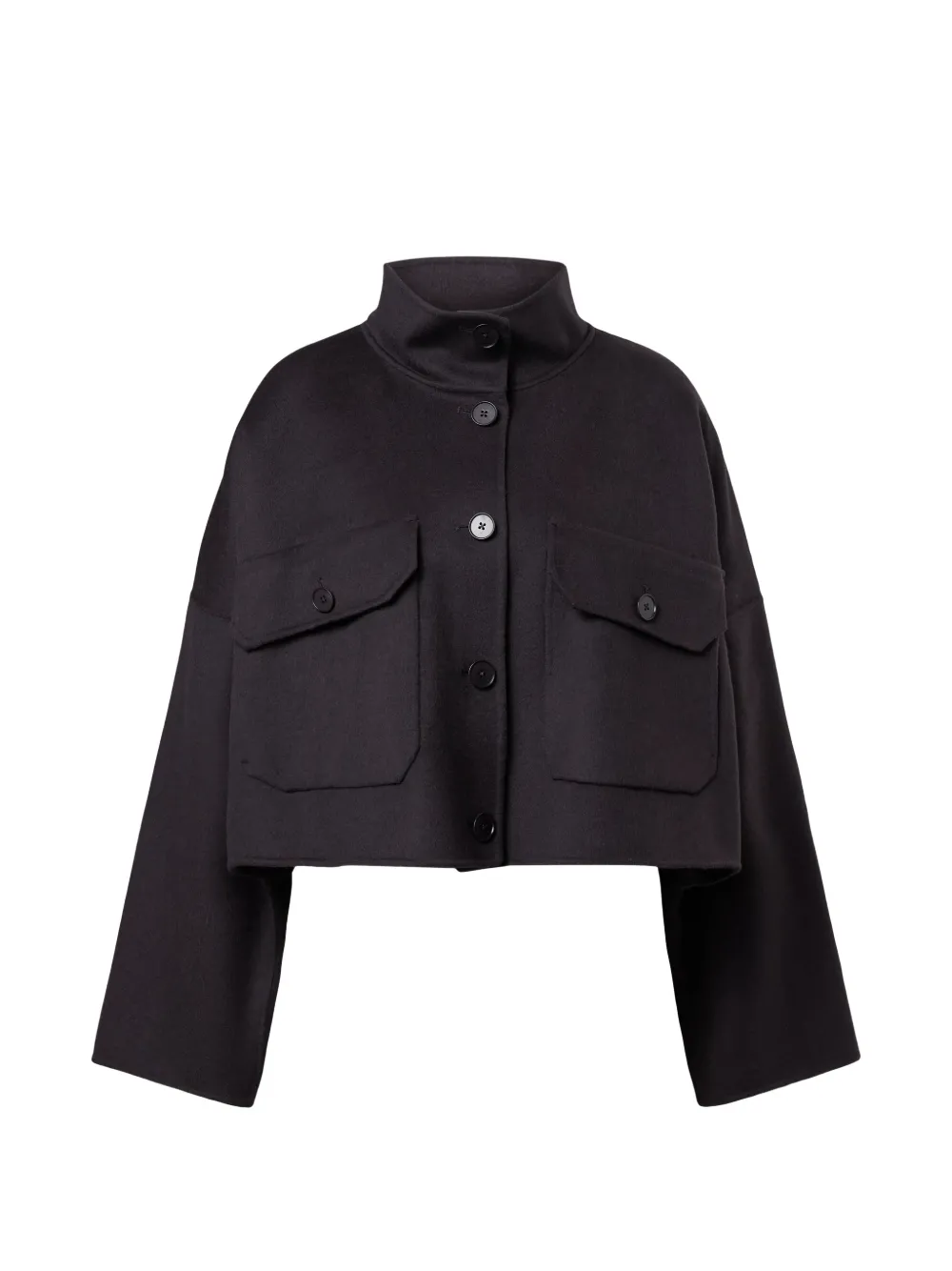 Drykorn Arklow cropped jack met knopen Bruin