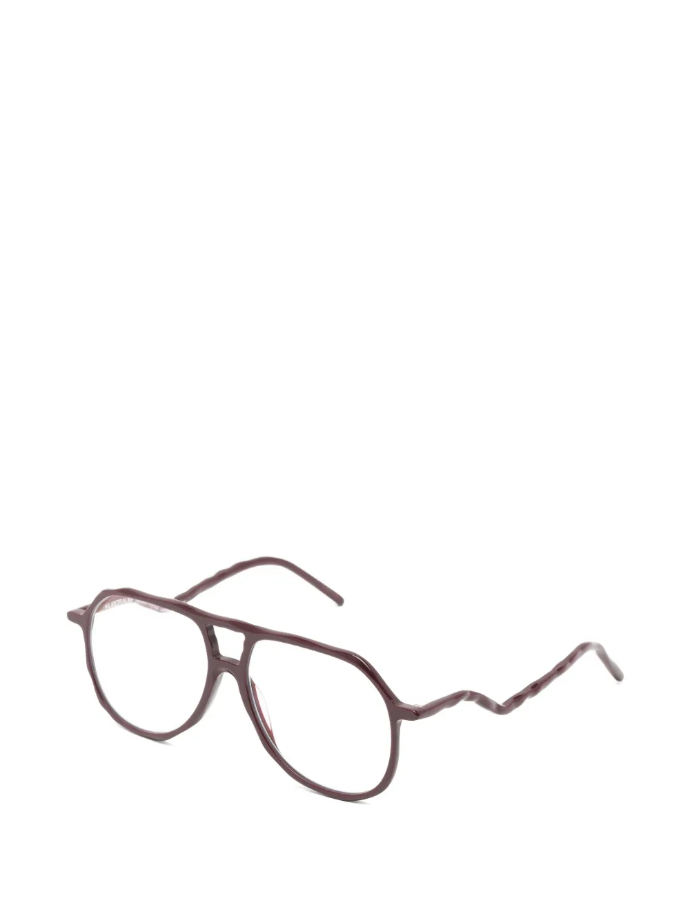 Kuboraum L10 pilot-frame glasses Rood