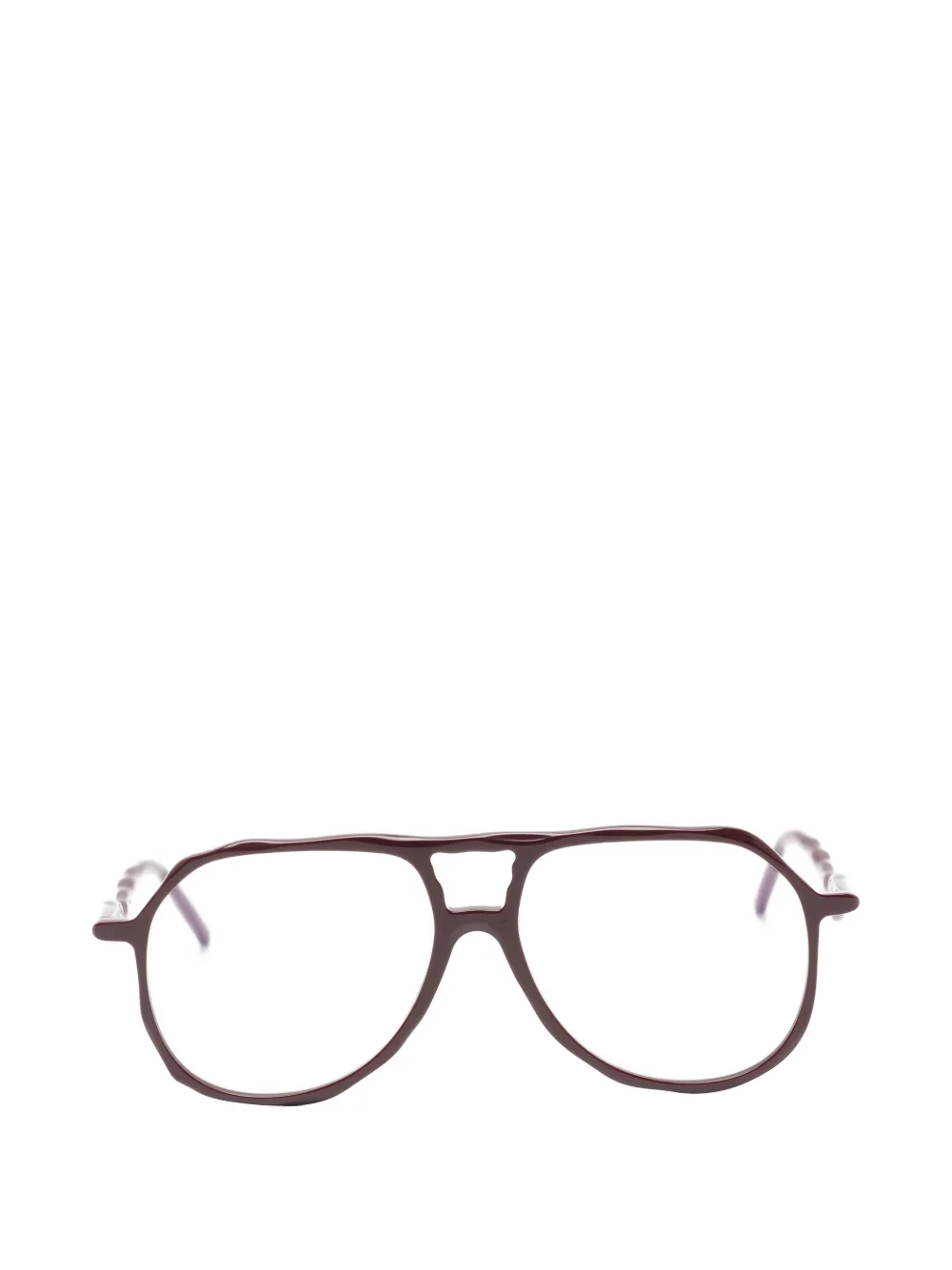 Kuboraum L10 pilot-frame glasses Rood