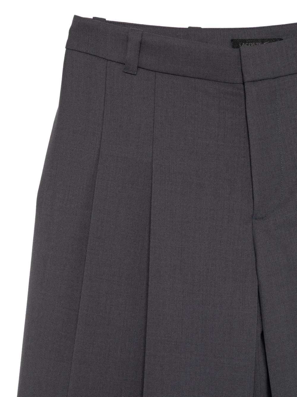 Lacoste pleated shorts Grijs