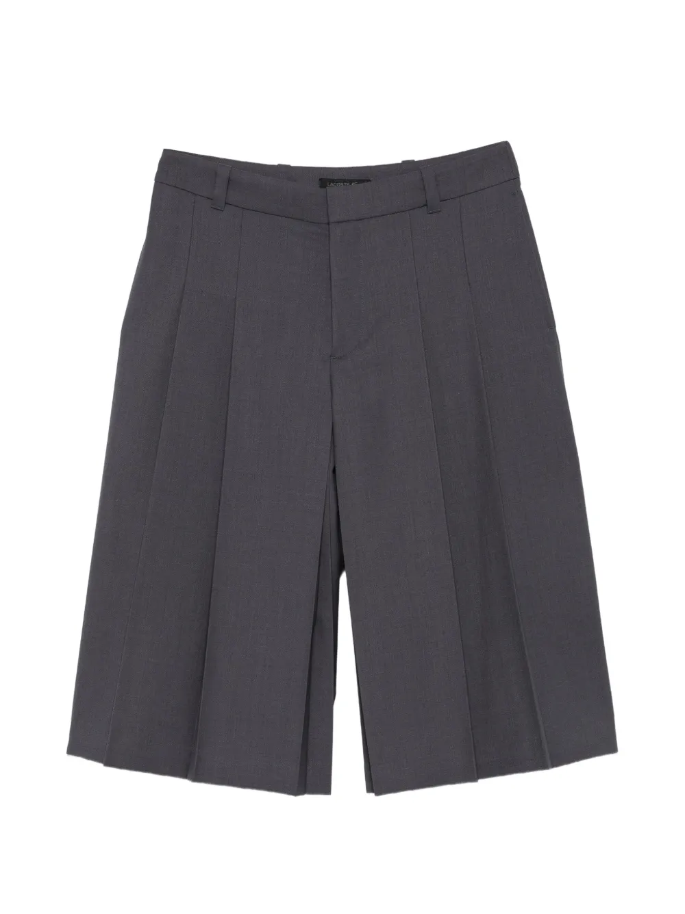 Lacoste pleated shorts Grijs