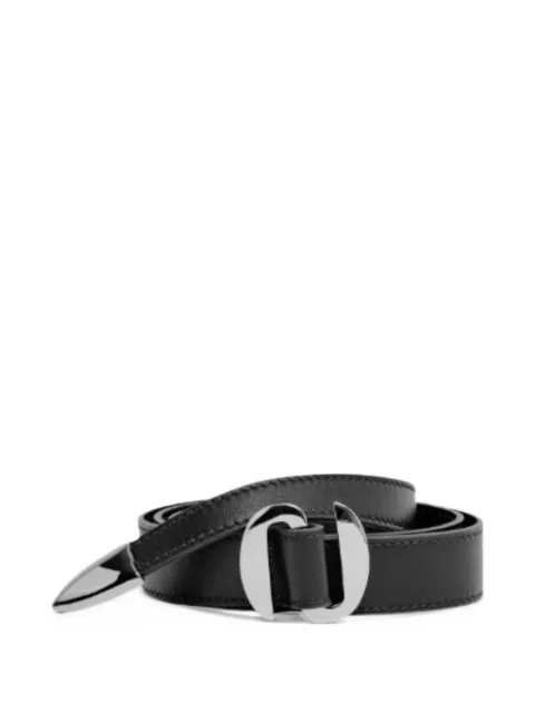 Orciani sculpted-buckle leather belt