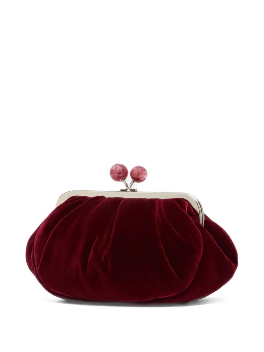 Weekend Max Mara Pasticino fluwelen clutch Rood