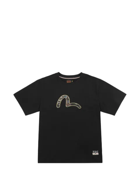 EVISU Brocade Seagull-print T-shirt