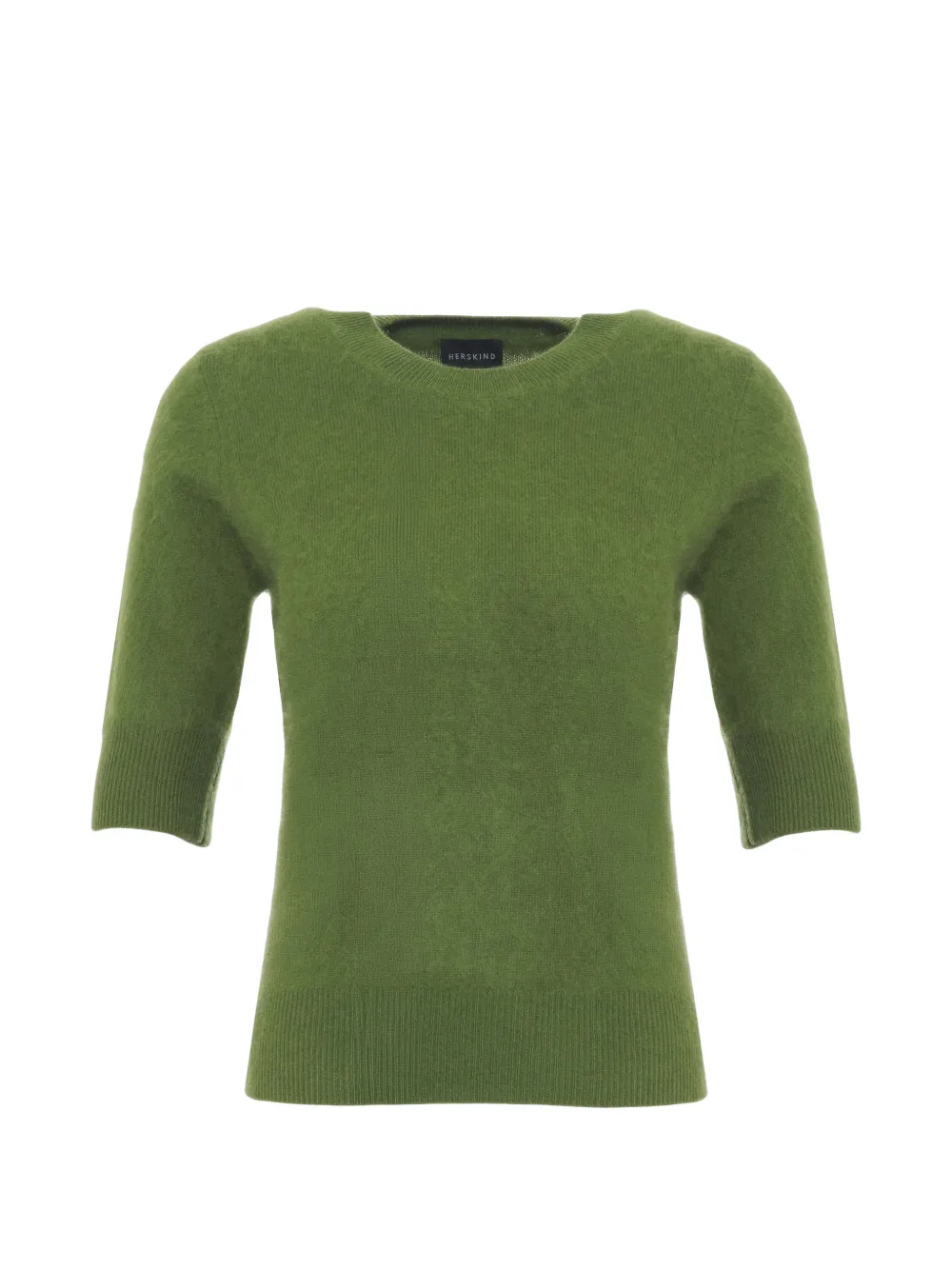 HERSKIND Therese short-sleeve knit sweater - Vert HERSKIND Therese short-sleeve knit sweater - Vert