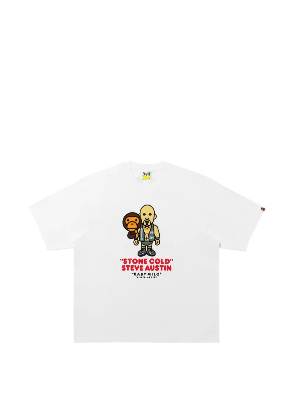 A BATHING APE x WWE Stone Cold Steve Austin T-shirt Wit