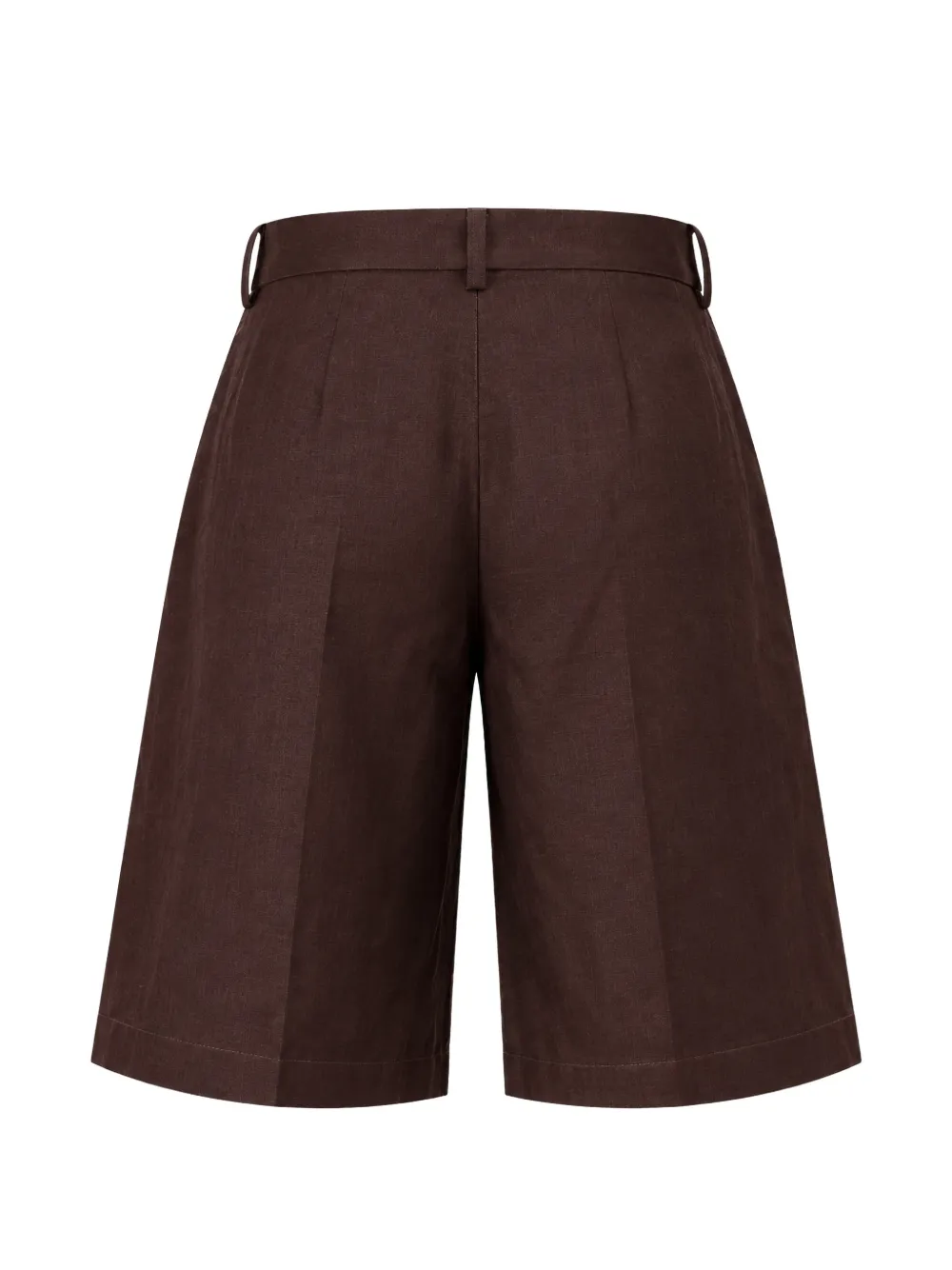 Colmar Geplooide shorts Bruin