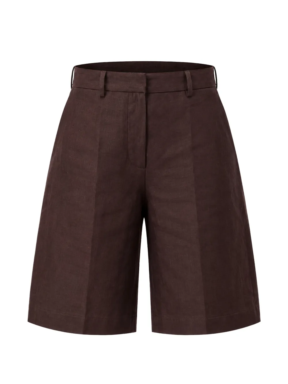 Colmar short en lin à plis marqués - Marron Colmar short en lin à plis marqués - Marron
