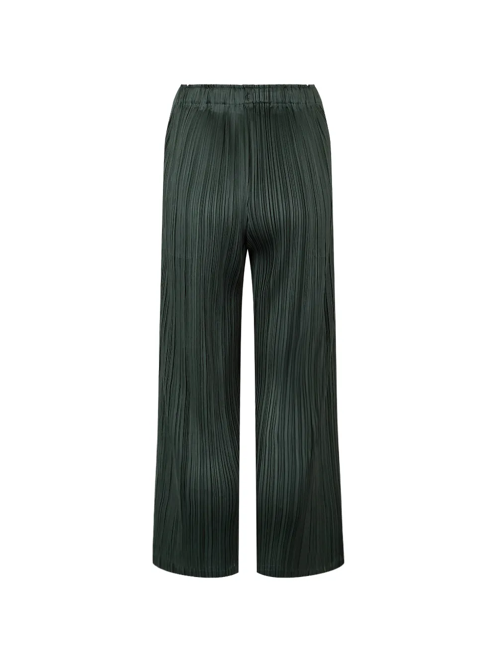 Pleats Please Issey Miyake August pleated trousers Groen