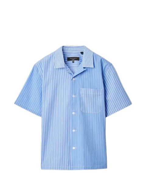 rag & bone Avery vertical-stripe camp-collar shirt