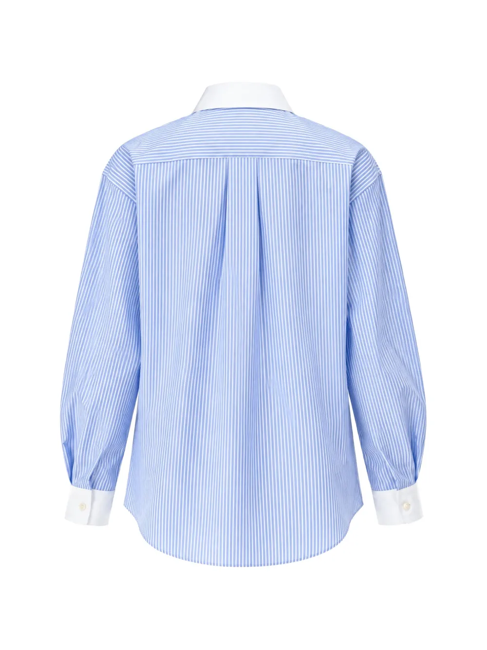 Sporty & Rich SRC oversized striped shirt Blauw
