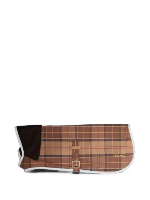 Barbour waterproof tartan dog coat