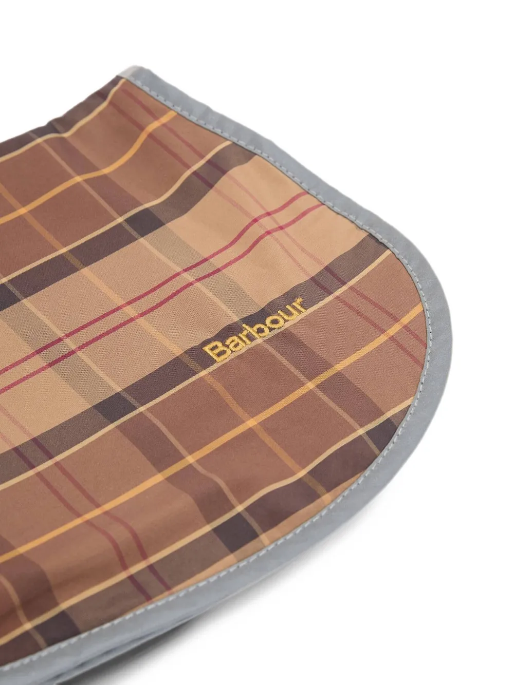 Barbour Waterdichte hondenjas met tartan-ruit Bruin