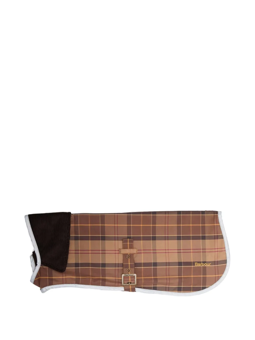 Barbour waterproof tartan dog coat - Braun