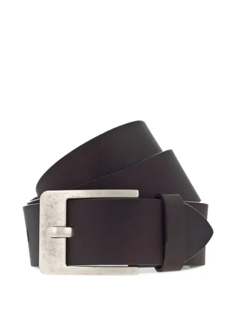 BGM LABEL buckle-fastening leather belt