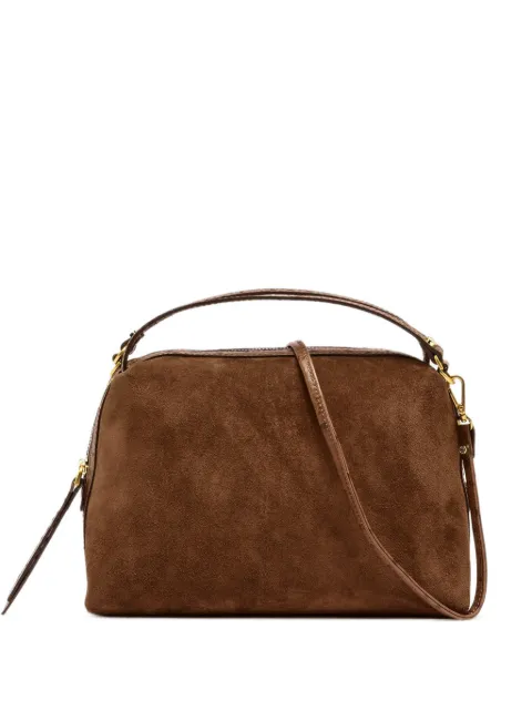 GIANNI CHIARINI medium Alifa ostrich-effect suede tote bag
