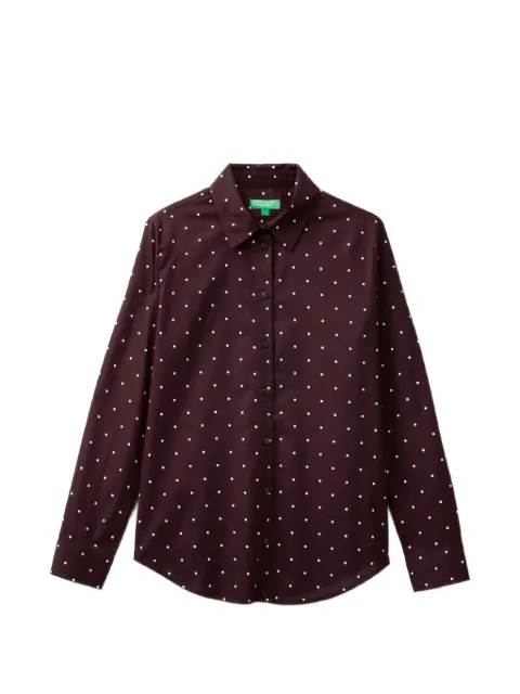 Benetton camisa con lunares estampados